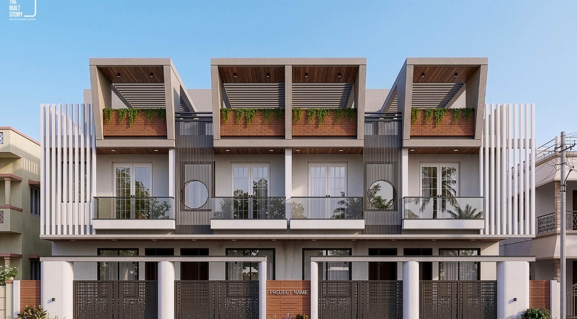 Row Houses — day