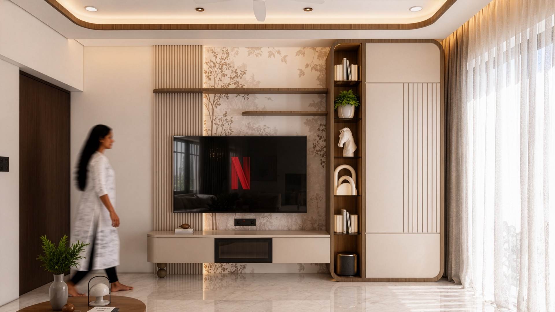 The Calm House — television unit