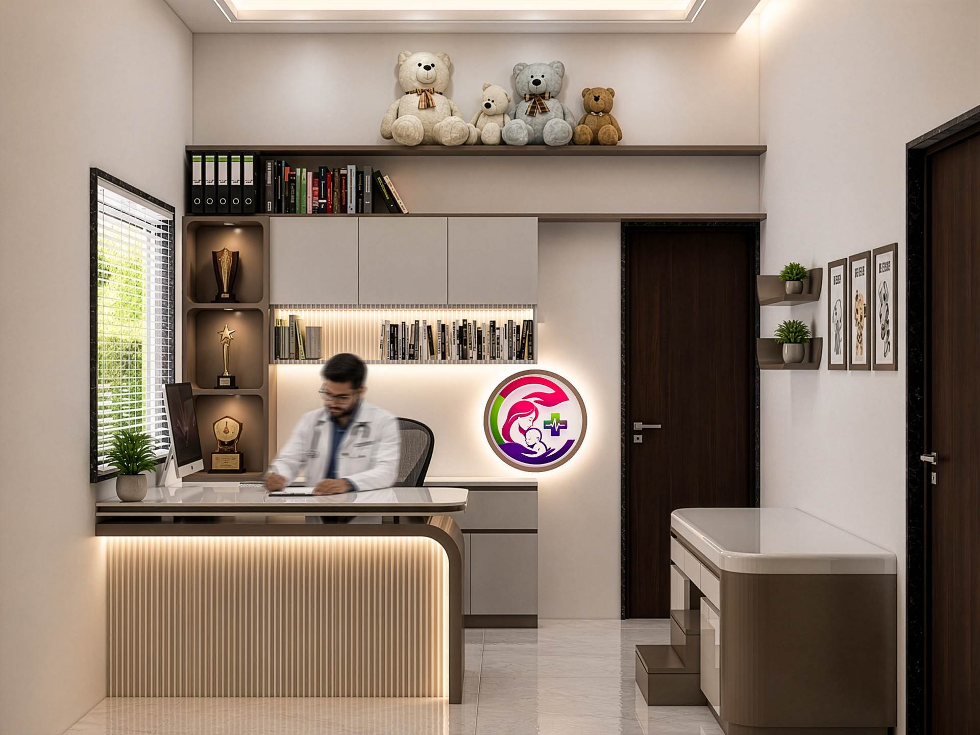 Hospital Interior — consulting cabin
