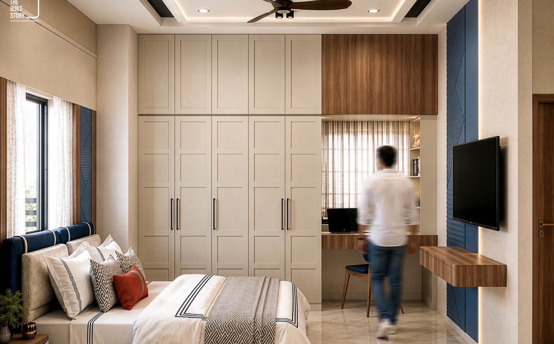 Tropical House — master bedroom